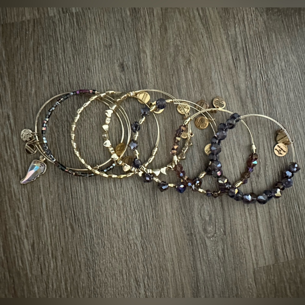 Alex and Ani Angel Wing set of 7
